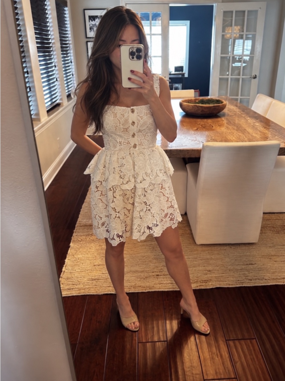 Self Portrait Layered lace dress size 0 XS
